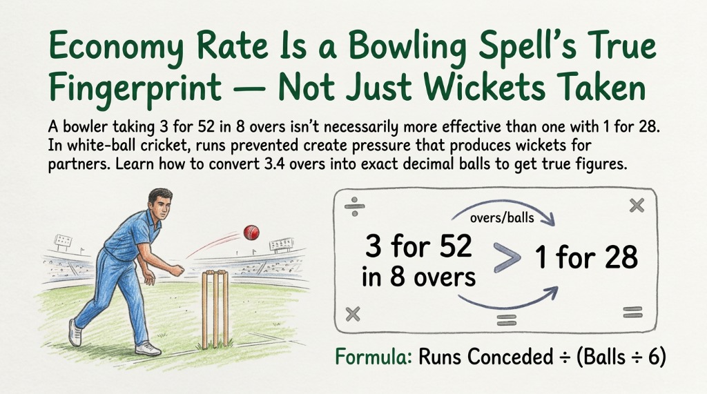 Economy Rate Is a Bowling Spell's True Fingerprint — Not Just Wickets Taken